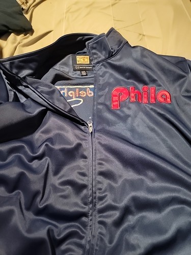 Philadelphia 76ers G III Sports by Carl Banks Laufjacke mit durchgehendem Reißverschluss Herren XL