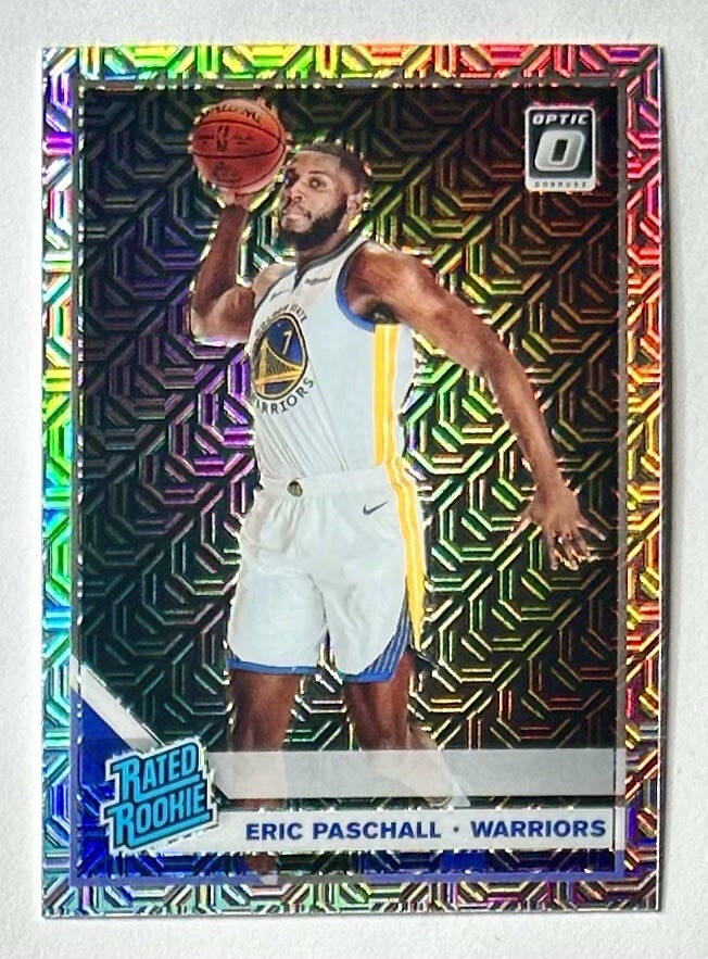 2019-20 Optic Eric Paschall Choice Silver Mojo Prizm Refractor Rookie SP RC #199