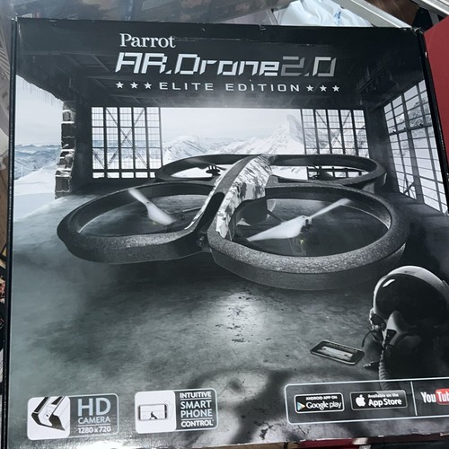 4 Parts Parrot AR Drone 2.0 Elite Quadricopter - Wifi AS IS NEEDS BATT UNTESTED