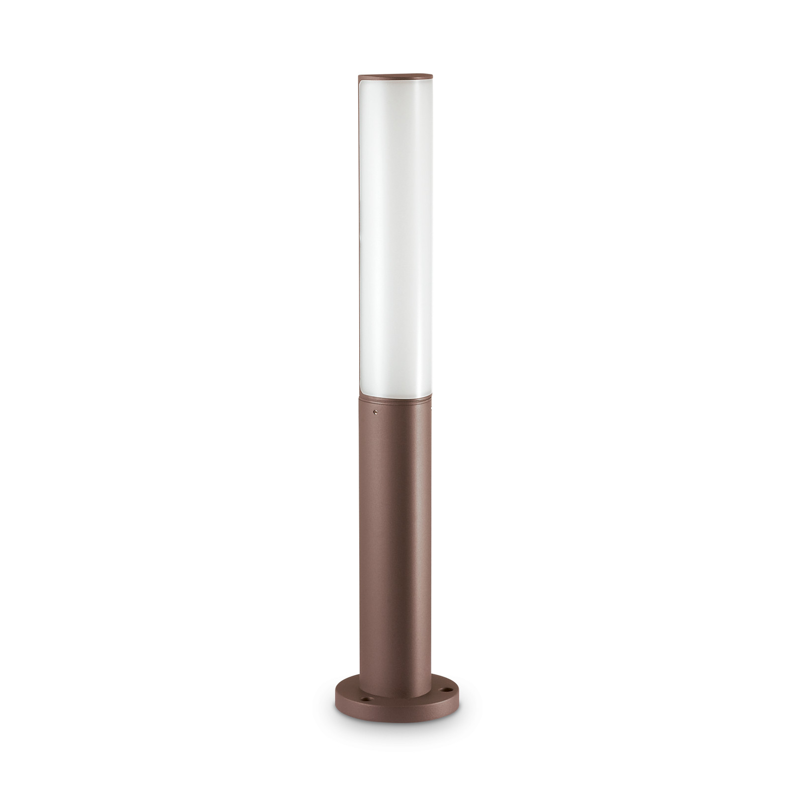 Paletto LED Esterno 60cm Ideal Lux Etere PT1 Coffee 10W 3000K