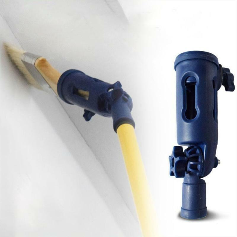 Colbent Multi-Angle Paint Brush Extender & Edger – 160° Rotation, Fits 1-3 Inch Brushes & Rollers, Ceiling And Corner Painting Tool, Long Reach Pole Attachment
