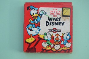 FILM Super 8 - dessin animé Walt DISNEY -LE PERE NOEL- Donald Duck - FILM-OFFICE