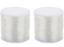 2 Pack 1.0mm Elastic String for Jewelry Making