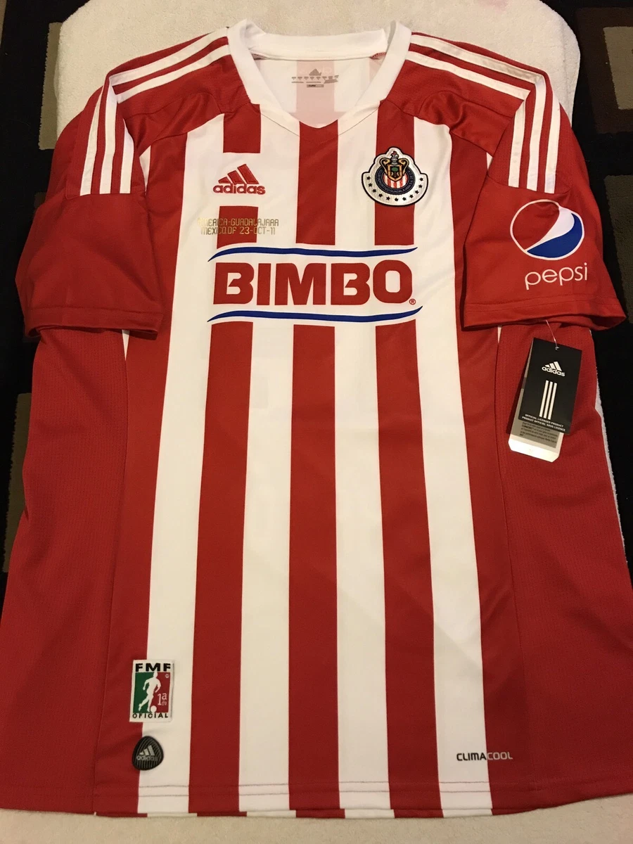 ADIDAS CHIVAS GUADALAJARA vs AMERICA CHAT N SOCCER JERSEY MEXICO PUMAS CRUZ AZUL