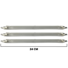 Lampade alogene per stufa elettrica 24 cm - 400 w 3 pezzi - resistenza stufa