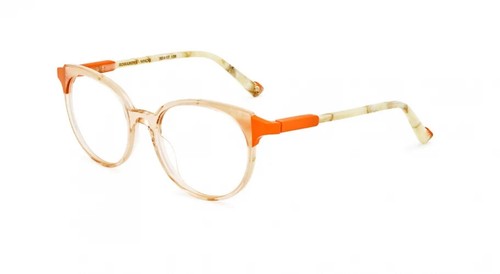 Etnia Barcelona Ramanova Unisex Plastic Eyeglass Frame WHOG White Orange 50-17 - Picture 6 of 6