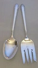 International Sterling Silver ENCHANTRESS Serving Set Spoon Fork Salad Meat 2P