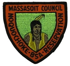 Massasoit Council Noquochoke Reservation Camp PP BLK Bdr (WY1501)