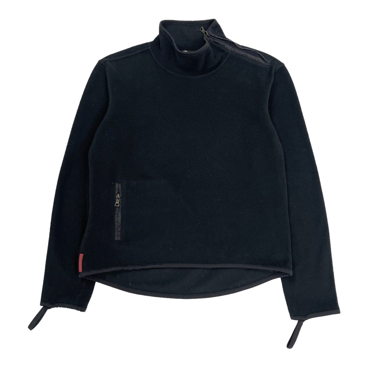 PRADA SPORT zip ribbon tshirt リボン PRADA SPORT zip ribbon tshirt リボン