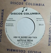 DUETO RIO BRAVO CON LOS DONNENOS - AQUI SE QUEBRO UNA TAZA - LERO LERO - NEW 45 