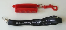 The Best Red Silicon Arrow Bolt Puller Grip with Lanyard w/ Latch Crossbow