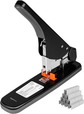 Amazon Basics Effortless Heavy Duty Stapler, 210 Sheets High Capacity