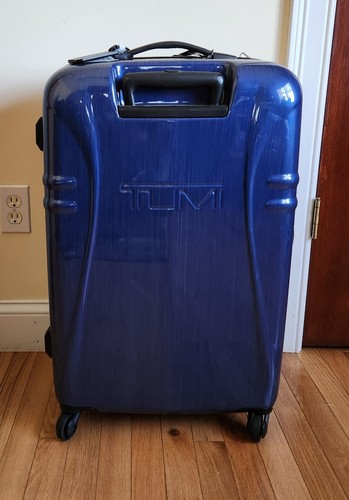 Tumi International 28" Hard Shell Spinner Medium Travel Case Luggage Blue New