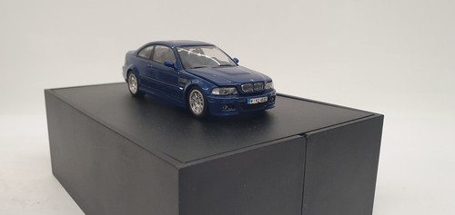 1/43 BMW M3 E46 3 SERIES BLUE MINICHAMPS DEALER 80420009763 NO SCHUCO NO KYOSHO - Picture 4 of 9