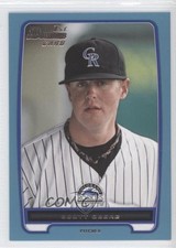 2012 Bowman Draft Draft Picks Blue 93/500 Scott Oberg #BDPP113 1c6