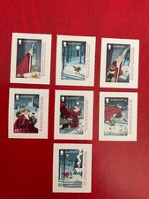 QE II STAMPS, GUERNSEY, SELF ADHESIVE XMAS SET, FREE POSTAGE