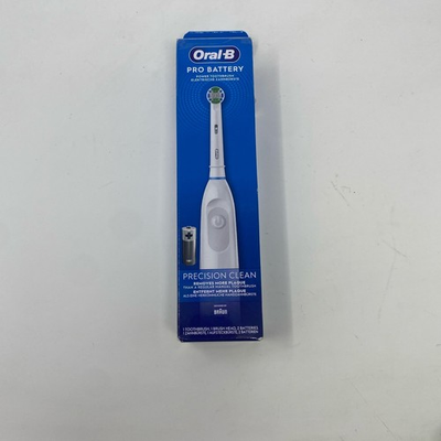 #ad Oral B Pro 100 Precision Clean Electric Toothbrush Blue White 1 ct $14.99