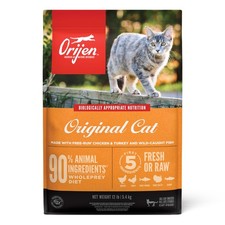Grain Free High Protein Premium Dry Cat Food Original Recipe 12lb Bag