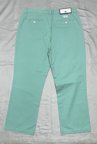 Vineyard Vines Pants Mens 36x30 Greenwich Green Club Pant Preppy Chinos Slacks - Picture 2 of 12