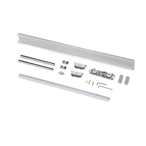 Système de porte coulissante bois Wall Emuca pour optimiser l'espace de votre chambre