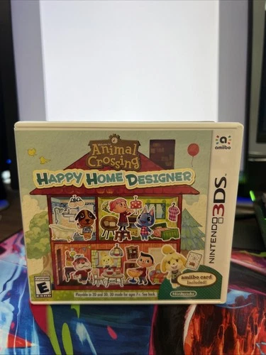 Nintendo Animal Crossing: Happy Home Designer (Nintendo 3DS, 2015) Tested Works!