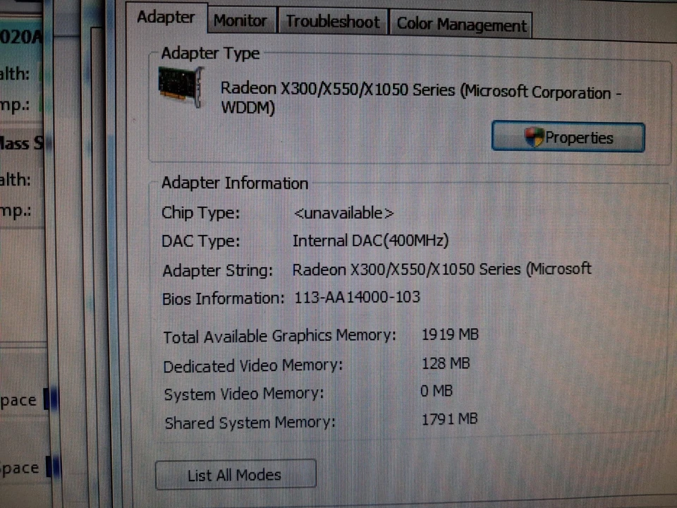 Asus RV370SE/T/128M ATI Radeon X300 SE 128MB PCIe x16 Video Card - Image 2 of 4