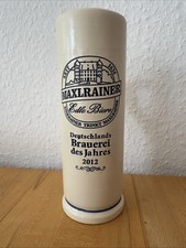 Maxlrainer Bier Brauerei des Jahres 2012 Bierkrug 0,5l Keramik RAR - WIE NEU