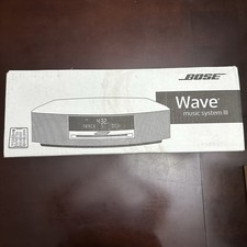 New Bose Wave Music System III CD player AM/FM Titanium Silver Factory Sealed