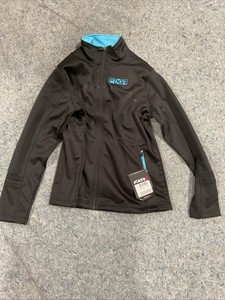 FXR Elevation Tech Zip-Up Women’s Hoodie Black/Sky Blue | XL