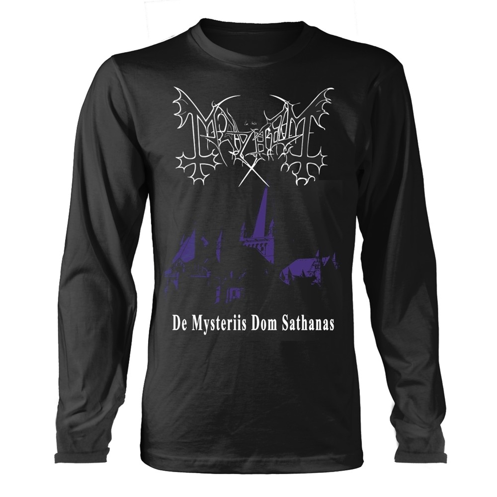 MAYHEM - DE MYSTERIIS DOM SATHANAS BLACK (FOTL) Long Sleeve Shirt XX-Large