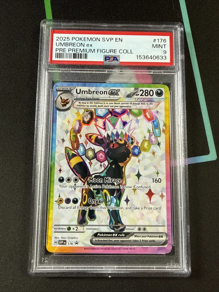 Preços baixos em Jogos de cartas colecionáveis individuais Umbreon