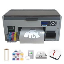 New Design DTF XP600 A3 Tshirt Printer with curing oven and hot press