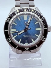 Zelos SWORDFISH 40mm 200M AUTO DIVE SEIKO NH35-SS 'TEAL' DIAL‼️