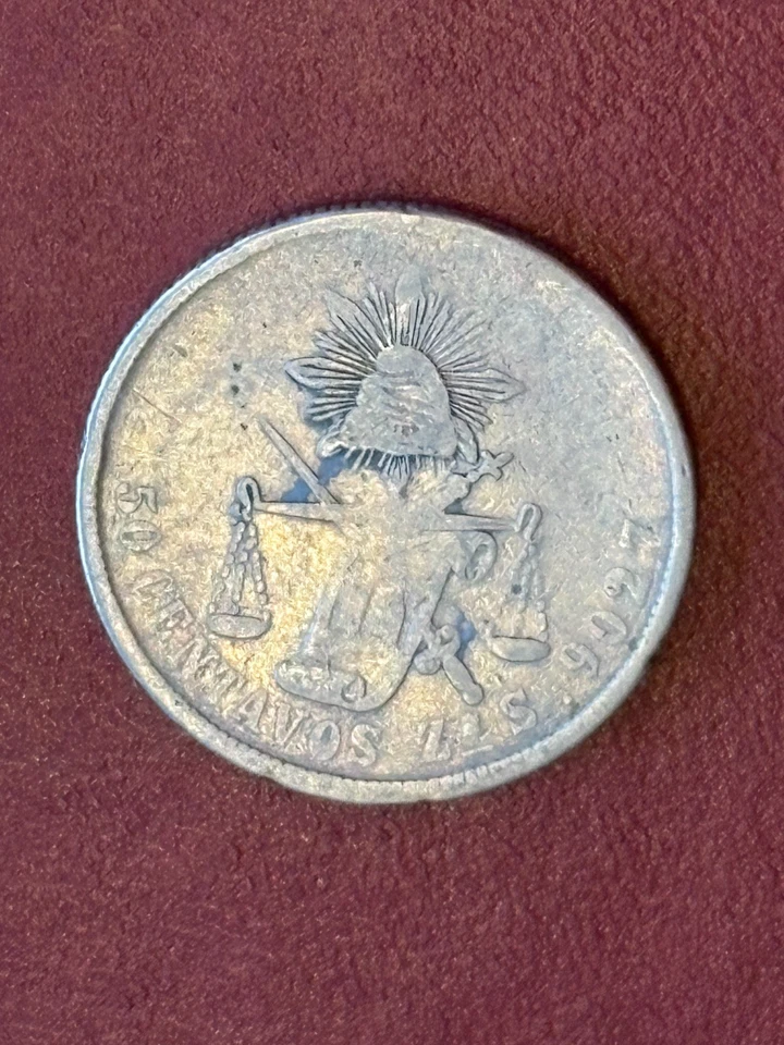 1878 Zs Mexico 50 Centavos Silver — Zacatecas Mint, Low Mintage - Image 4 of 4
