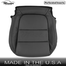 2016-2017 For Mazda 6 Touring Leatherette Perf. Driver Bottom Seat Cover Black
