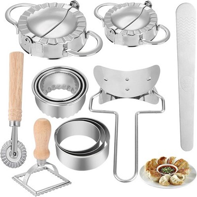 Ravioli Former Set 12pcs Edelstahl Eckige Ravioli-Stempel Ausstecher Küche