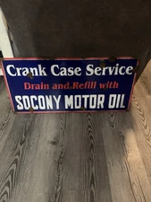 Antique style Barn Find Look Standard Oil dealer Gas Sales service sign