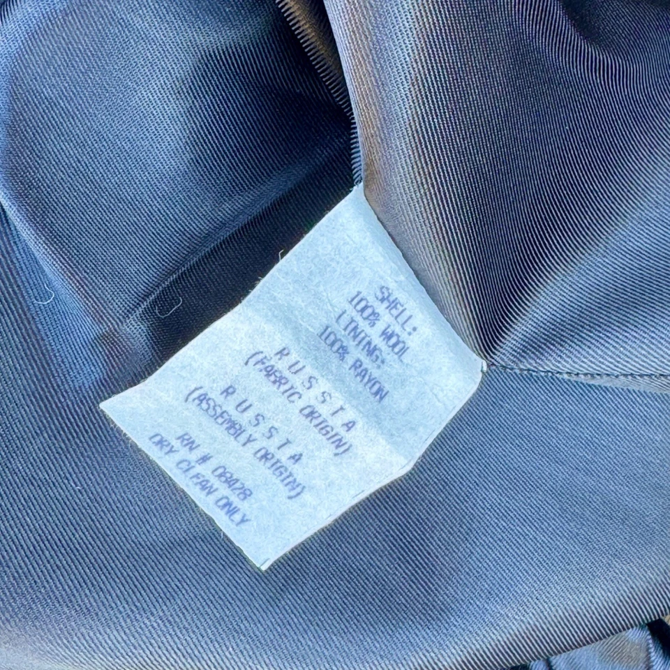 Abrigo largo para mujer Donnybrook de lana 22W 2XL azul marino años 90 Foto 4 de 4