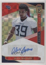 2019 Panini Donruss Elite Rookie Red 13/99 Alex Barnes #RA-AB Auto e6p