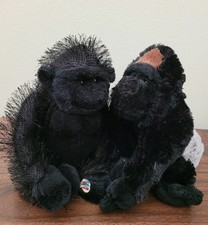 Ganz Webkinz Lot of 2 Monkeys Gorilla  Silverback Gorilla Plush Animal No Codes