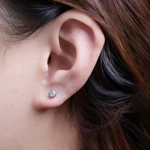 Ear Piercing Kit Titanium G23, Disposable Ear Piercing Gun Kit with F136 Medical image 2