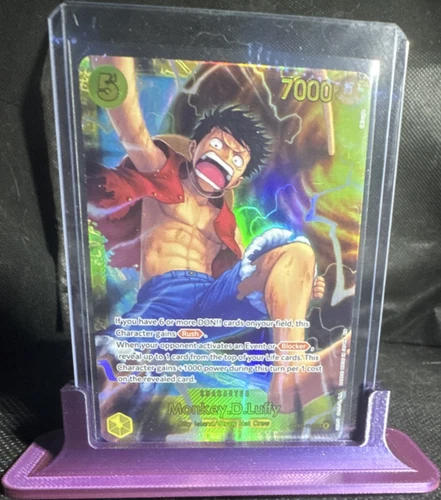 One Piece Monkey D. Luffy OP15-119 Foil 7000 Power English