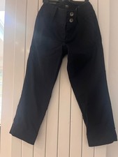 Espirit three quarter length trousers, UK 10, Navy Blue