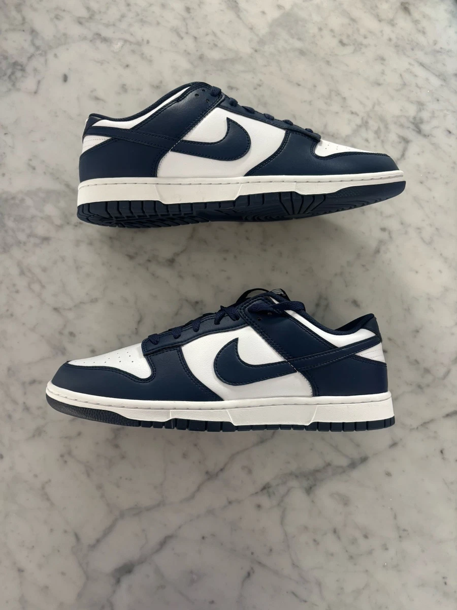 Nike Dunk Low White Midnight Navy for Sale | Authenticity
