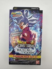 dragon ball super tcg realm of the gods booster box DBS-B16 (2022) awaited character debut from the Heroes arcade game that will get every fan hyped Dragon Ball Super TCG Masters