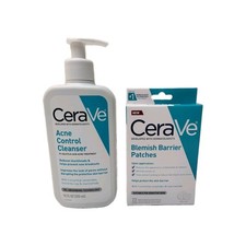 CeraVe Acne Control Cleanser Blemish Barrier Patches Set EXP 09/27 New No Box