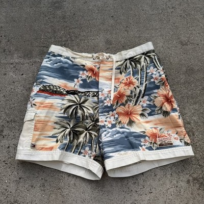 Tommy Hilfiger Mens Sz 33 Tropical Beach Surf  Shorts, Rare, paskowitz surfwear