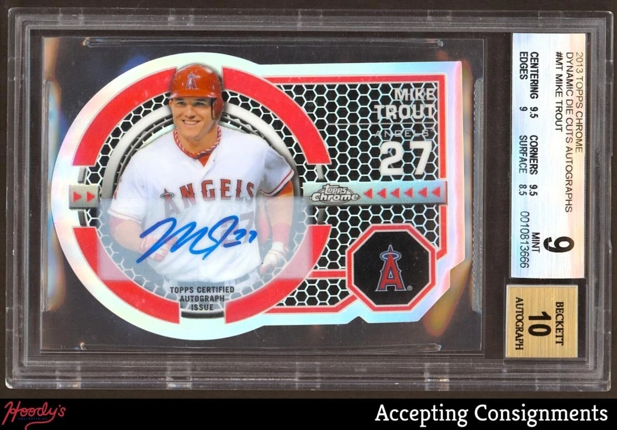 Topps Mike Trout Autographed Baseball Trading Cards for sale | eBay