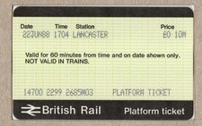 Lancaster M03 - APTIS platform ticket - Lancashire