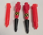 Vintage 1988 GI Joe Cobra Vehicle Parts Tiger Rat Lot Rattler Missile Bombs